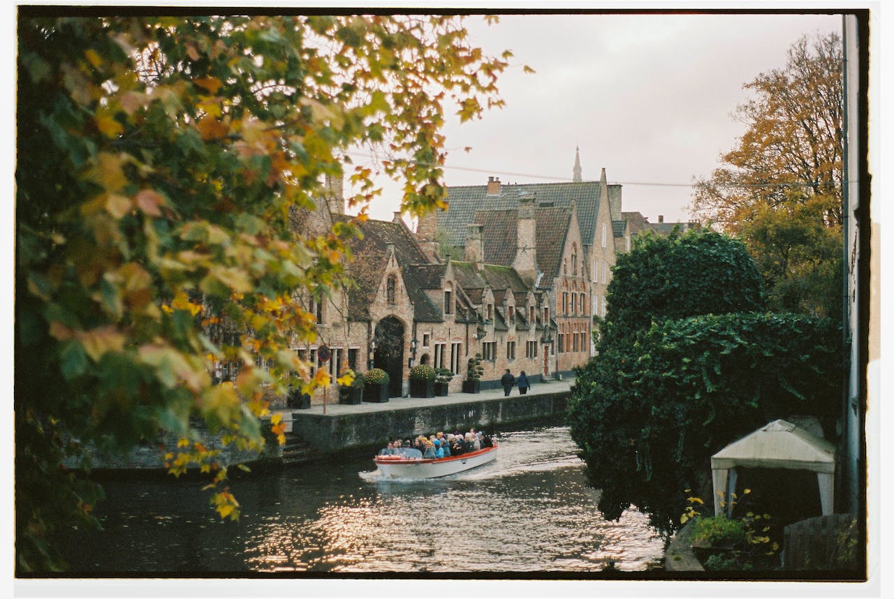 Students on boat